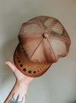 Patriotic 4th of July Tan Trucker Hat