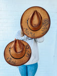 Mama and mini matching fedora hats | fedora, custom, burned, mother, momma, daughter, Mothers Day, child, toddler, baby, concert