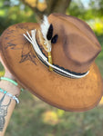 Custom Hand Burned Longhorn Skull and Sunflowers | Western Summer Cowgirl Cowboy Bull Steer Concert Bullet Lainey Wilson Zach Bryan