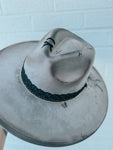 Hand Burned Custom Wide Brim Fedora Hat | Floral, Flower, Sunflower, Summer, Derby, Elephant, Lainey Wilson, Festival, Cowgirl, Country