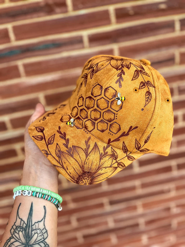 White and Brown Boot Stitch Baseball Trucker Cap Hat | Summer  Concert Cute Gift Boho Hippie Country Western Lainey Wilson Mens Cowboy