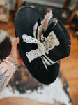 Black Goth Grunge Fedora Hat | Cowgirl, Lainey Wilson, Yallternative, Hippie, Boho, Concert, Festival, Skull, Lace
