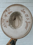 Jellyroll Music Custom Wide Brim Fedora Hat | Lainey Wilson, Western, Country, Cowgirl, Cowboy, Concert, Festival, Hippie, Lainey Wilson