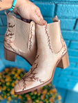Custom Burned Boots | Booties, Fall, Designed, Chunky, Festival, Boho, Country, Chic, Hippie, Cowgirl, Concert, Winery, Bridal, Western