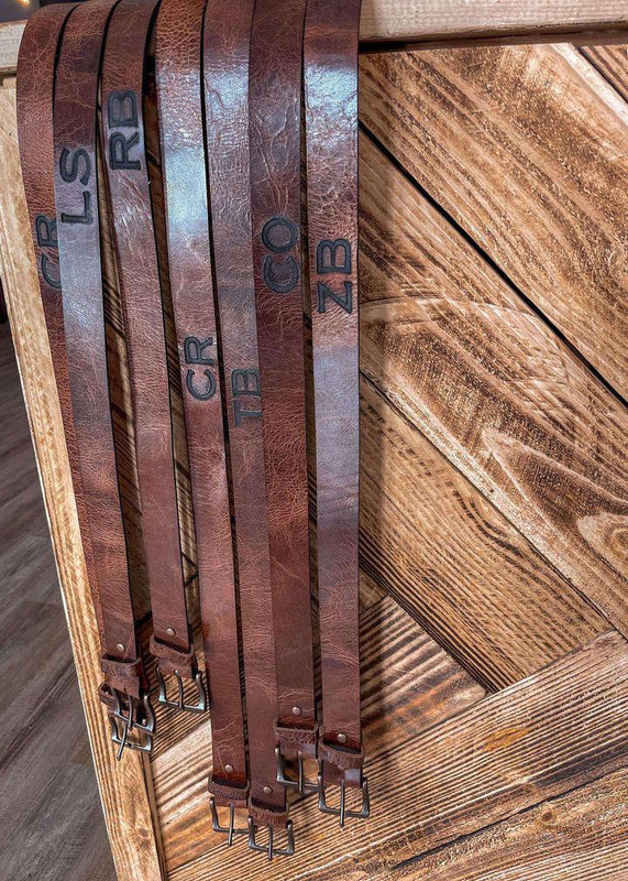 Custom 100% Water Buffalo Leather Belt | American made, brand, branded, western, designed, fathers day, mens gift, gift for men, groomsmen