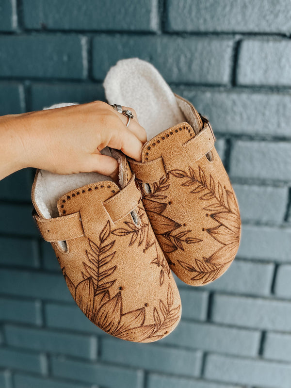 Custom Designed Womens Fleece Lined Clogs