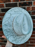 I am the storm Themed Wide Brim Fedora Hat | Fall Lainey Wilson  black white grey gray Festival Concert Art Movie she whispers back