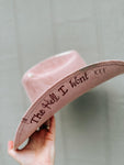 Black and Pink Cowboy Suede Hat | cowgirl derby cards poker Las Vegas western lainey wilson Nashville party concert country